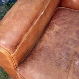 Pair of vintage club armchairs