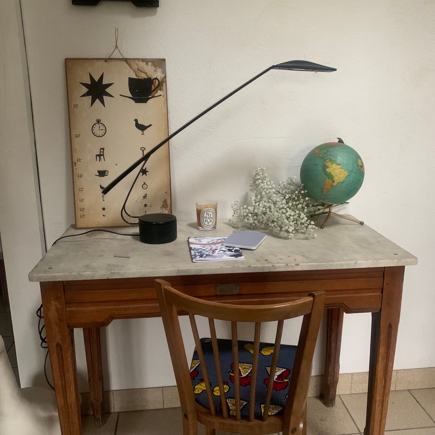 Lampe de bureau Dove par Mario Barbaglia & Marco Colombo pour PAF Studio