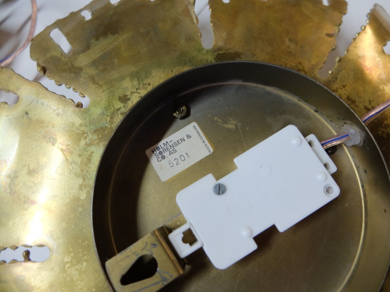 Svend Aage Holm, pair of Scandinavian wall lamps, "Flowers" from 1960