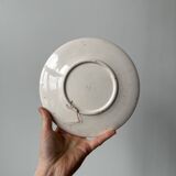Old hand-painted plate