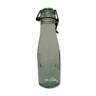 Bocal ancien La Lorraine couleur vert d'eau
