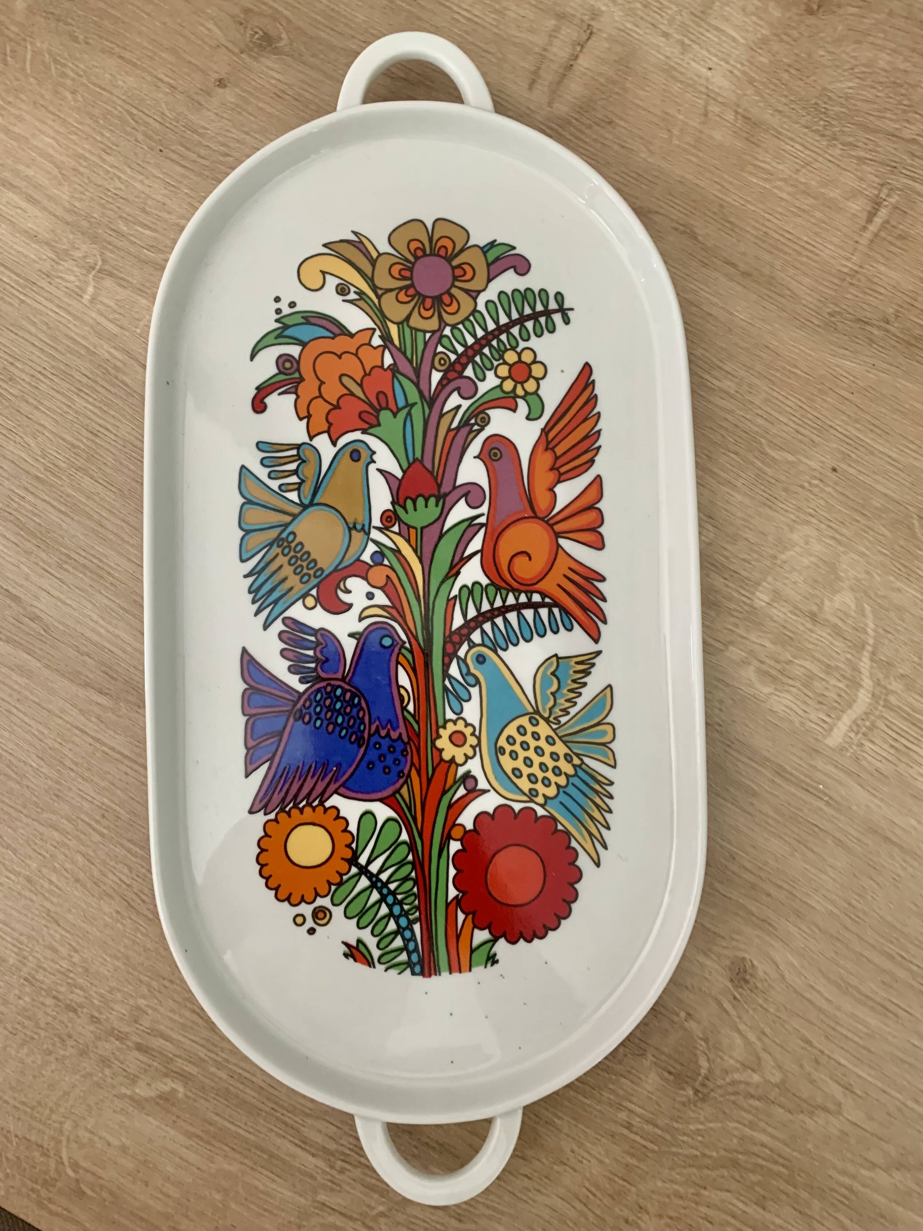 Villeroy & boch acapulco serving dish 42 cm, 1970s