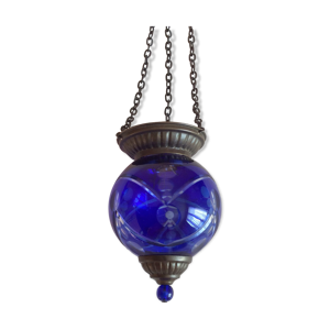 lustre en verre ancien