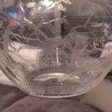 Service verres et carafe à eau cristal Baccarat mimosa
