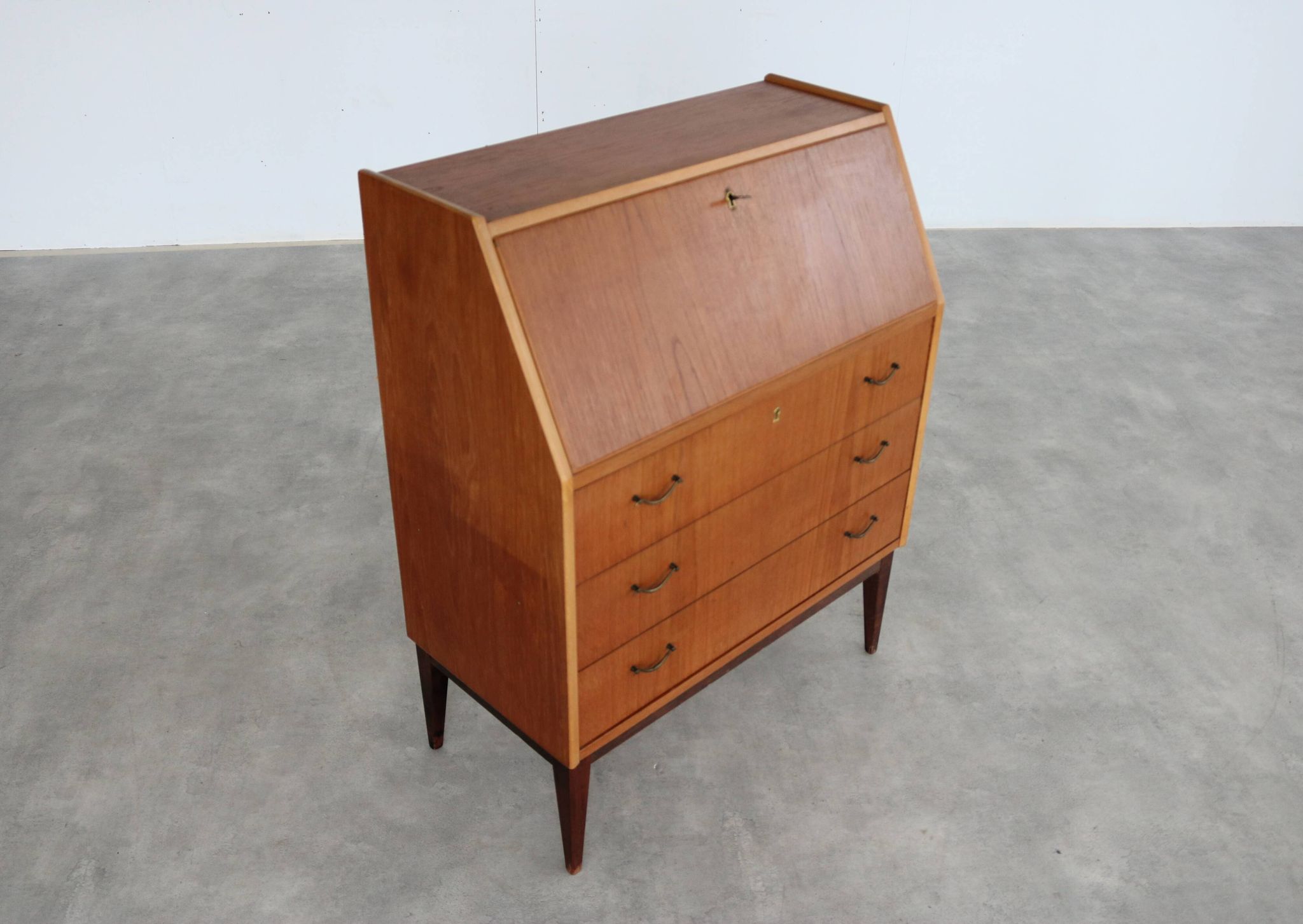 Secrétaire, commode, Suède années 1960