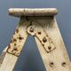 Escaliers ou marches en brocante gris clair