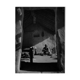 In the house, craftsman at work India Rajasthan around 1960.