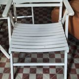 4 fauteuils de jardin pliants R Gleizes