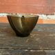 Set of 6 vintage Duralex molded smoked glass cups, art deco style