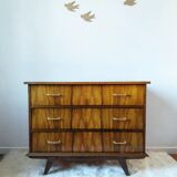 Vintage rosewood chest of drawers