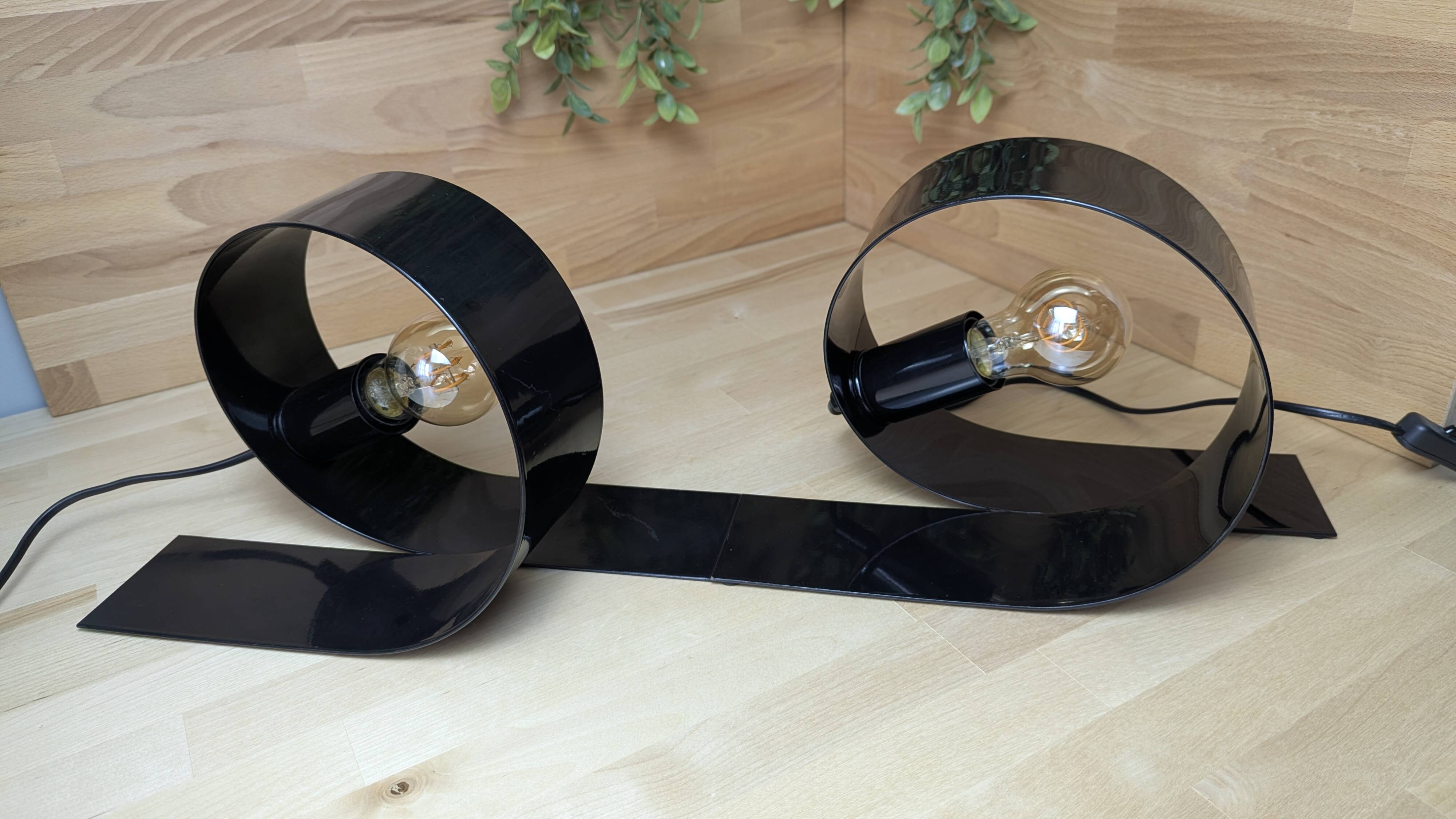 Pair of Massive Looping lamps (L-0132)