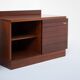 Set of two Italian mid-century wooden nightstands
