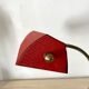 Desk lamp with flexible brass arm, 1950s