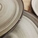 8 flat plates in vintage ceramic
