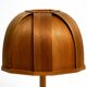 1970s Swedish pine bent veneer table lamp by GB Solbackens Svarveri