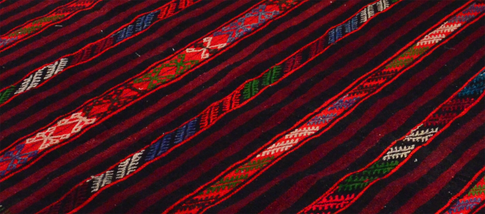 Anatolian handmade kilim rug 346 cm x 186 cm