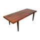 Severin Hansen rosewood coffee table for Haslev