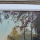Old landscape painting signed vernon framed
