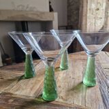 4 cocktail glasses