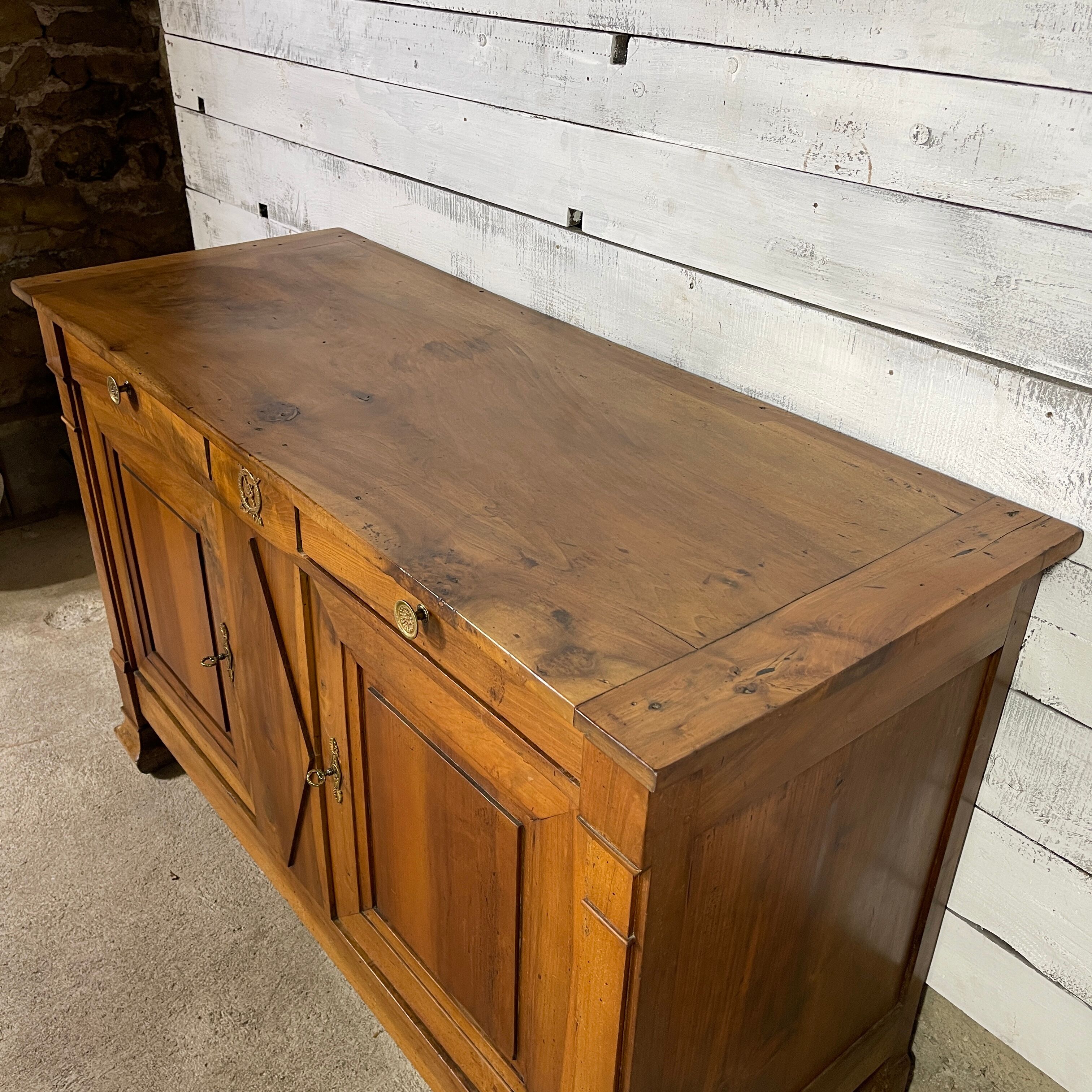 Old walnut buffet