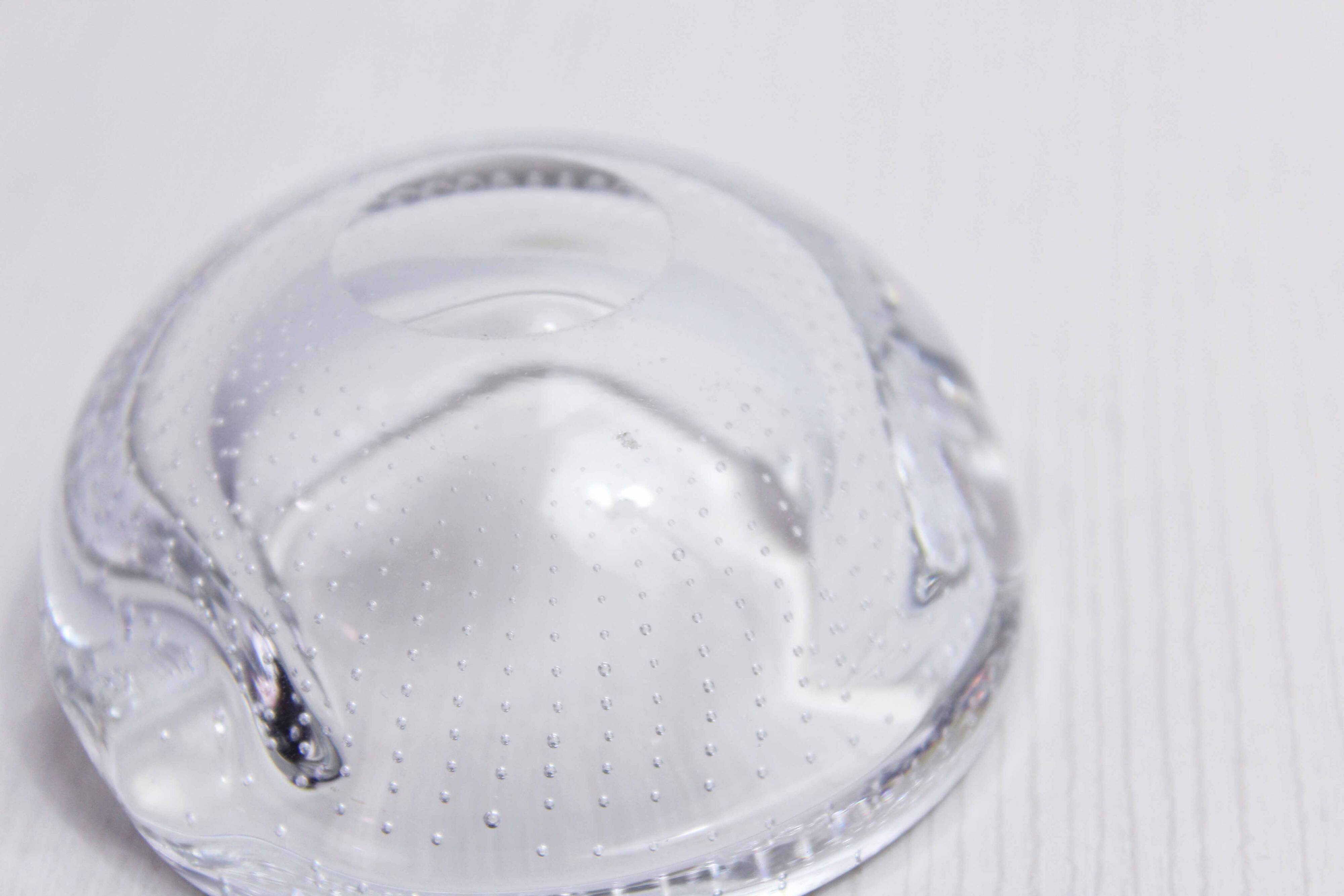 Bubble glass ashtray