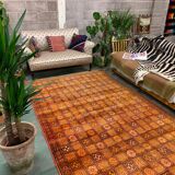 Vintage moroccan rug 400x176 cm berber atlas, tribal