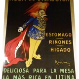 Original poster aigua de vilajuiga by leonetto cappiello