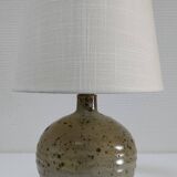 Pied lampe boule grès émaillé pyrité Gustave Tiffoche