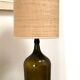 Lampe dame jeanne et rabane