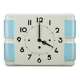 Vintage earthenware kitchen wall clock, made in France