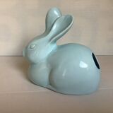Lapin coton faïence bleue