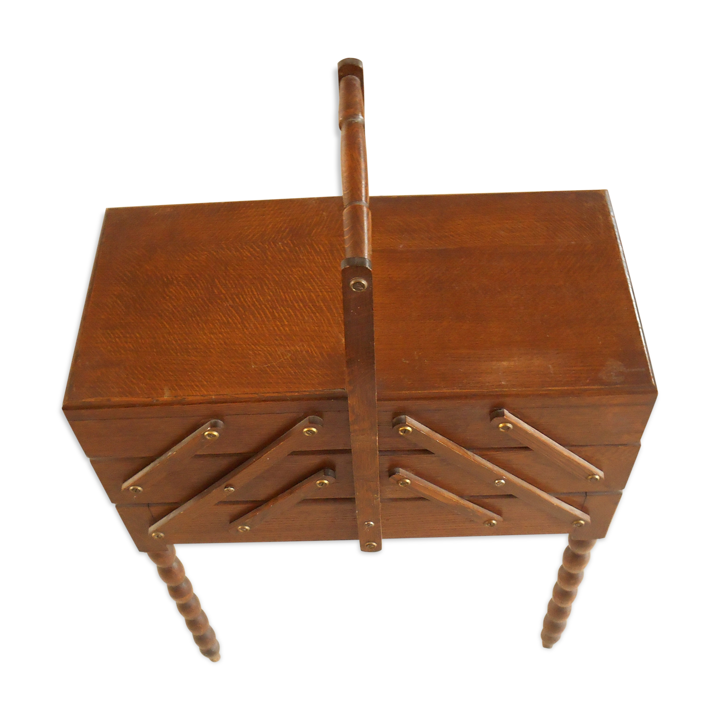 Vintage sewing basket