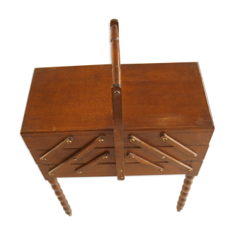 Vintage sewing basket