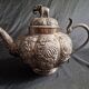 Solid silver teapot kutch India