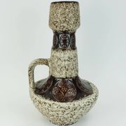 large FLOOR VASE 1970s fat lava glaze ornamental decor model 100