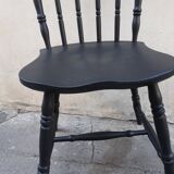 Black vintage bistro chair