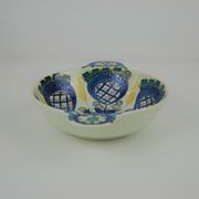 Round dish with tiled handle Tenera series by Marianne Johnson for Royal Copenhagen