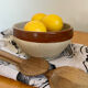 Breton salad bowl terrine dish in vintage stoneware