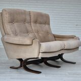 1970s, Scandinavian 2 seater sofa, original very good condition, leather.