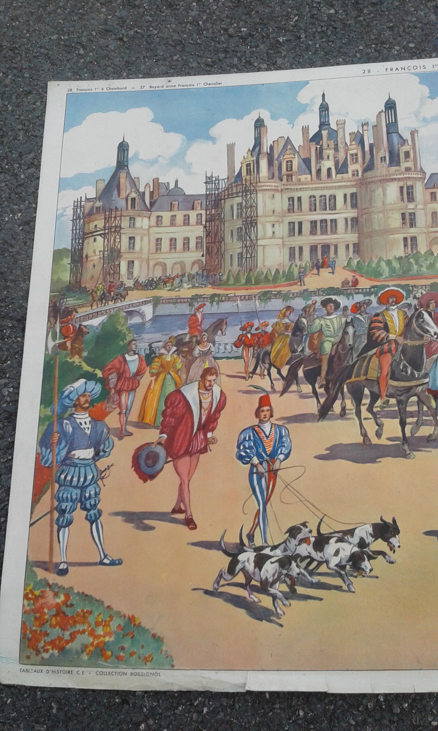 Displayed Rossiignol vintage 50s