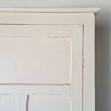 Antique Parisian bonnetière - Cream white - Panelled