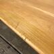 Table basse vintage 1970 en érable massif