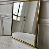 Miroir en laiton doré années 40-50