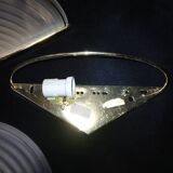 2 appliques Art déco verre