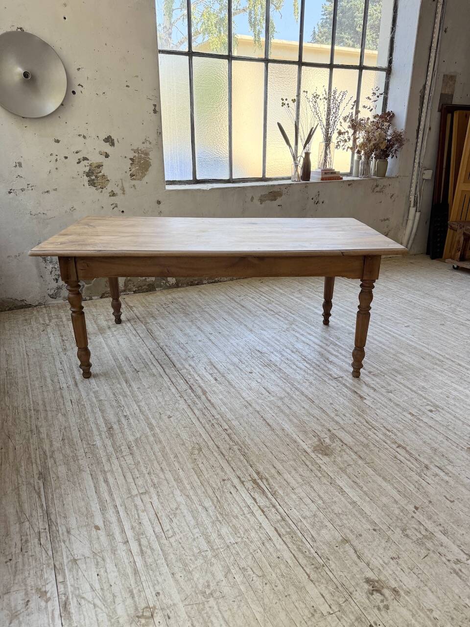 Walnut bistro farmhouse table 180cm