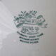 Set of 4 dessert plates in earthenware " English Style "