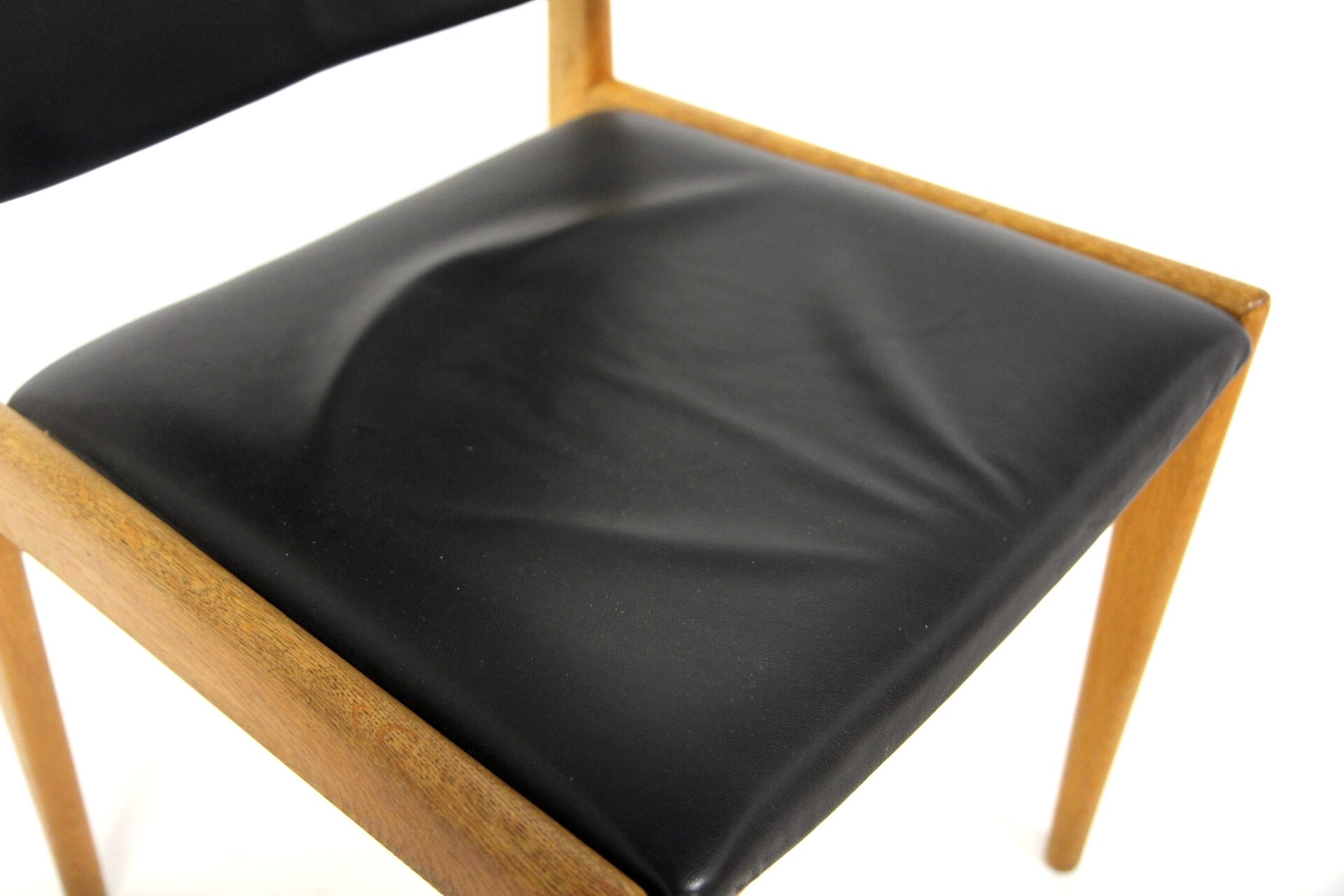 Set de 4 chaises scandinave en chêne, Karl Erik Ekselius, JOC, Suède, 1960