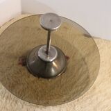 Beautiful smoked glass server/tray from the 70s