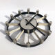 Modernist wall clock by Heinrich Moller for Kienzle