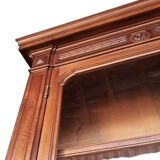 Large walnut library XIX°